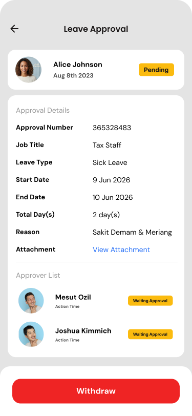 FORBIT Leave Approval